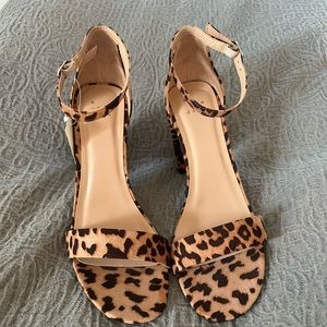 Size 9 A New Day Block Leopard Heel— New With Tags